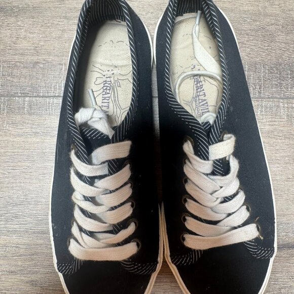 Margaritaville Black Canvas Sneakers Women's Size 7.5 - Picture 2 of 7